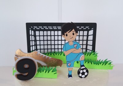 Soccer Player Cake Topper - image4